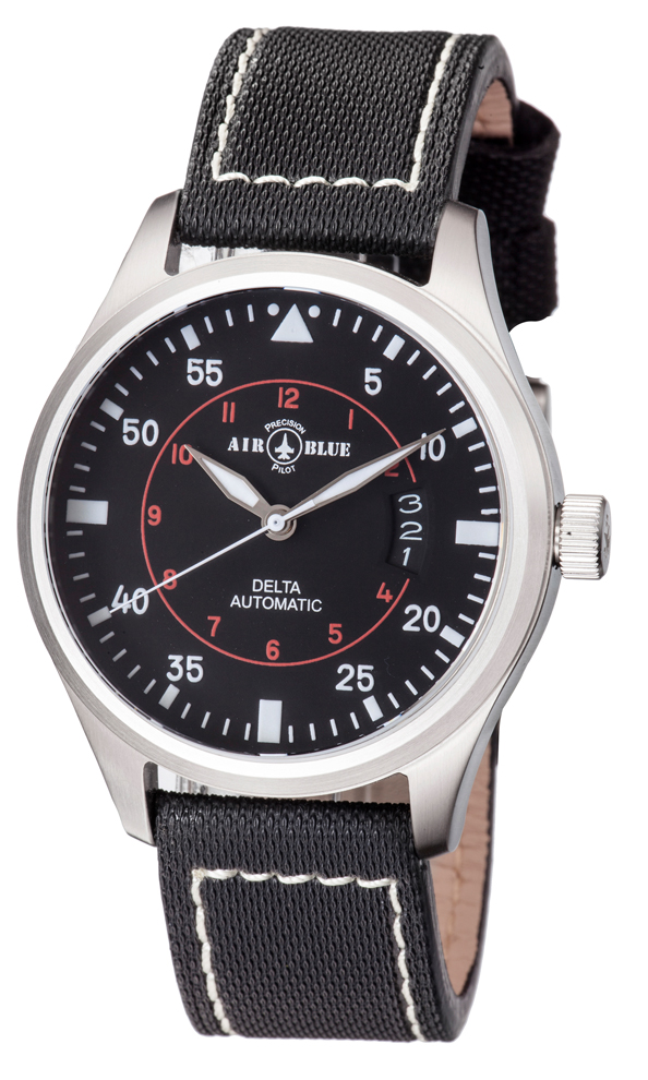 Air Blue Delta Automatic Black 44mm