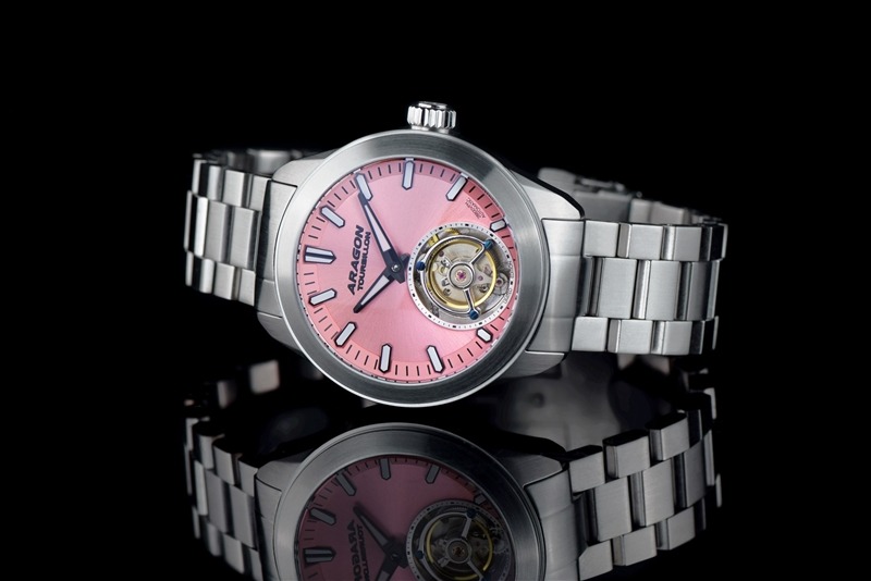 ARAGON Antigravity Automatic Tourbillon Pink 42mm Limited Edition