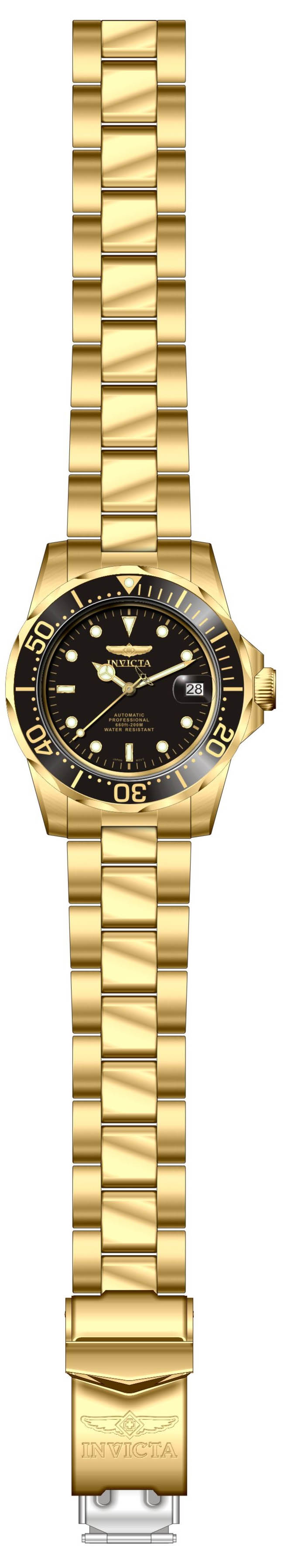 Invicta 8929/8930 Edelstahlarmband