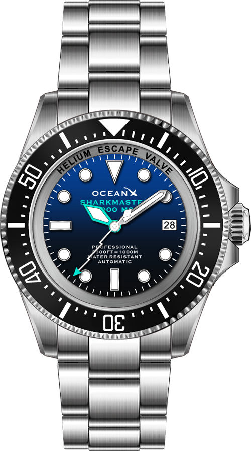 OceanX Sharkmaster 1000 M9 Blue-Black II Gradient Automatic