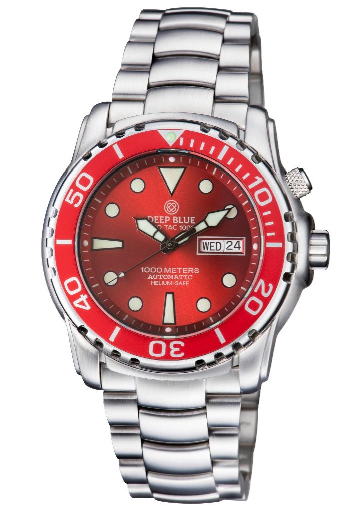 Deep Blue Sea Diver 1000m Red-Red