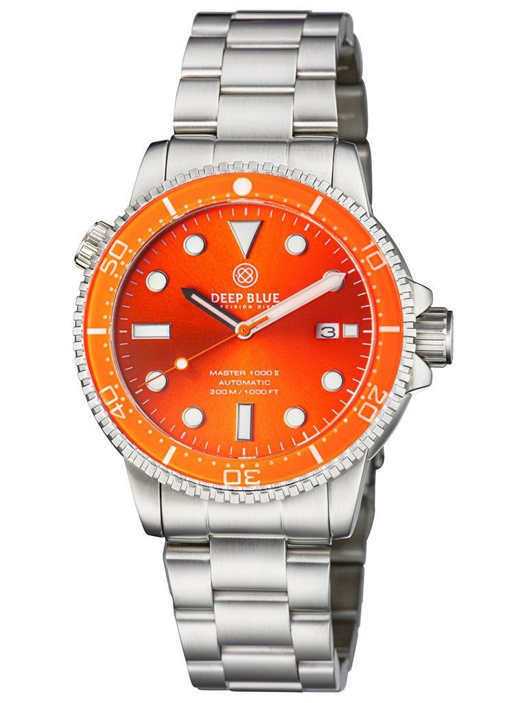 Deep Blue Diver 1000 II Orange-Orange Steel