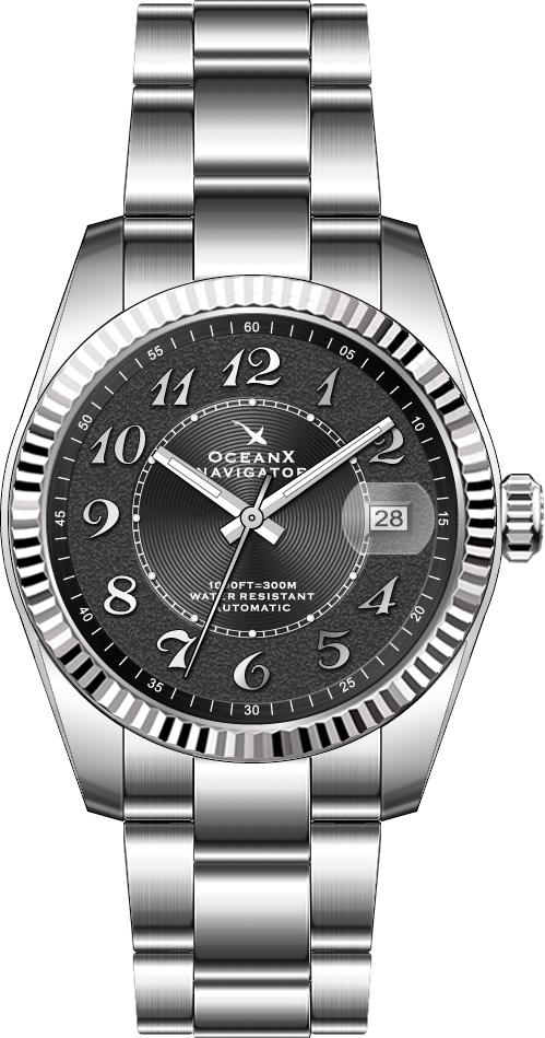 OceanX Navigator Black II 39mm Automatic