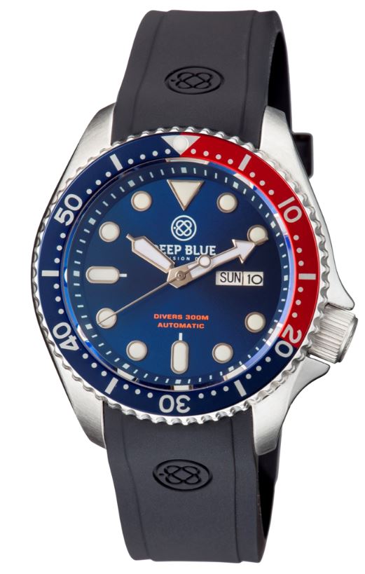 Deep Blue Military Diver 300 44mm Automatic Blue