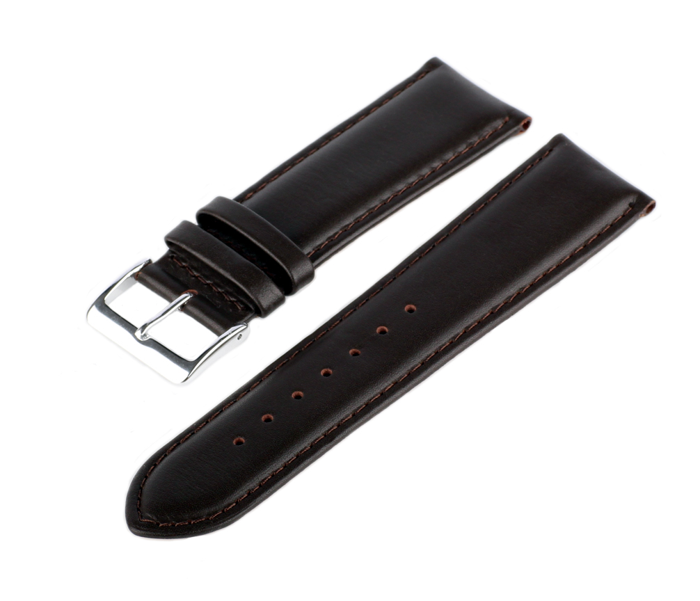Uhren Lederarmband Braun LLB-20 Glattleder