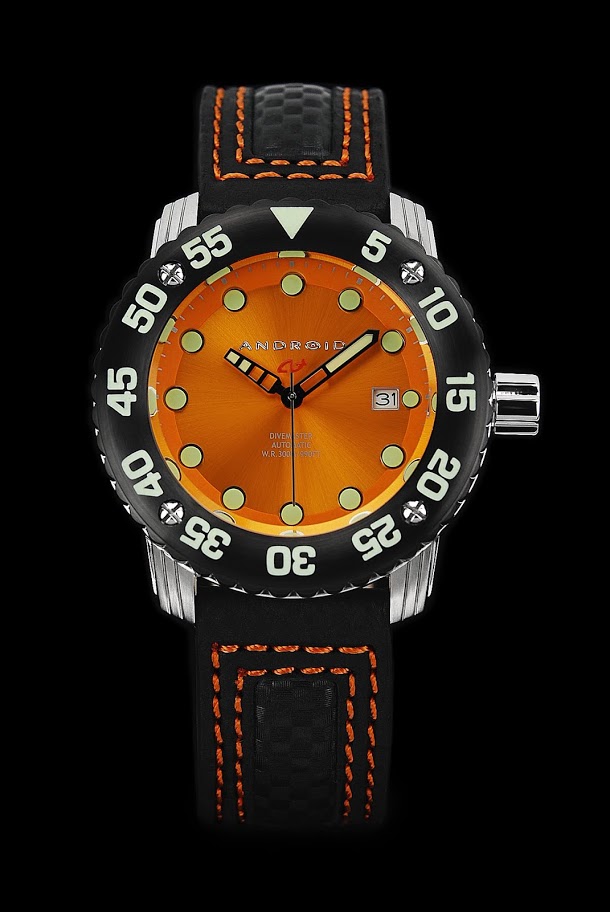 ANDROID DM Gauge Automatic 300m Orange AD714BKRG