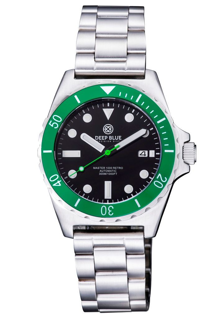 Deep Blue Master 1000 Retro Black-Green 44mm Automatik