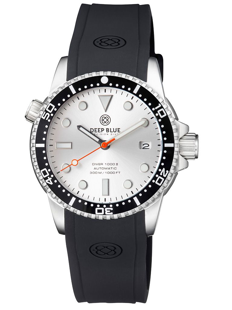 Deep Blue Diver 1000 II Black-Silver