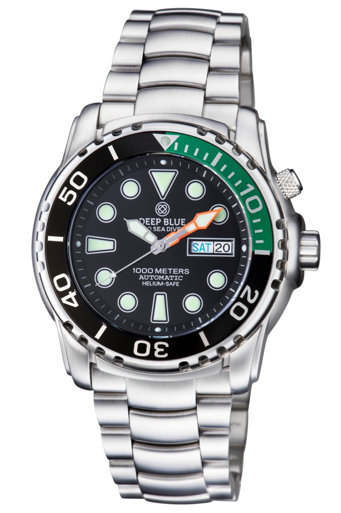 Deep Blue Sea Diver 1000m Black-Green