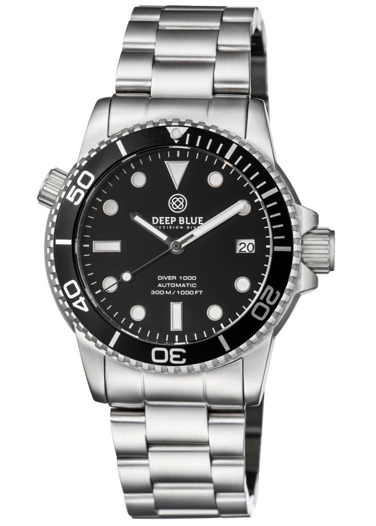 Deep Blue Diver 1000 Black-Black-Steel