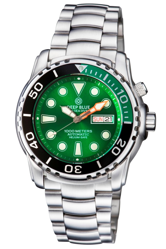 Deep Blue Sea Diver 1000m Green-Black-Green