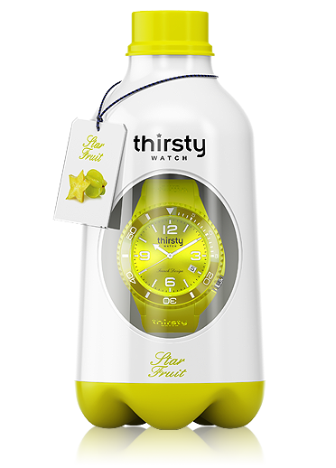 Thirsty Armbanduhr Silikon Star Fruit