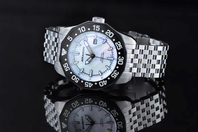 ARAGON Sea Charger G3 NH35 White MOP 50mm
