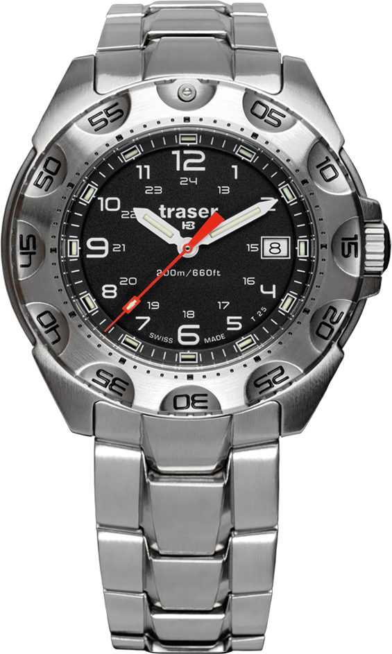 Traser H3 P49 Survivor Black Steel