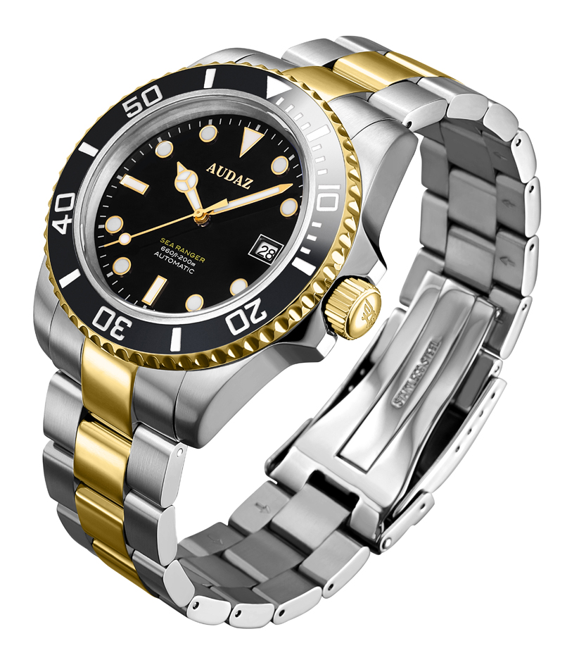 Audaz Sea Ranger Black-Gold 42mm Automatic