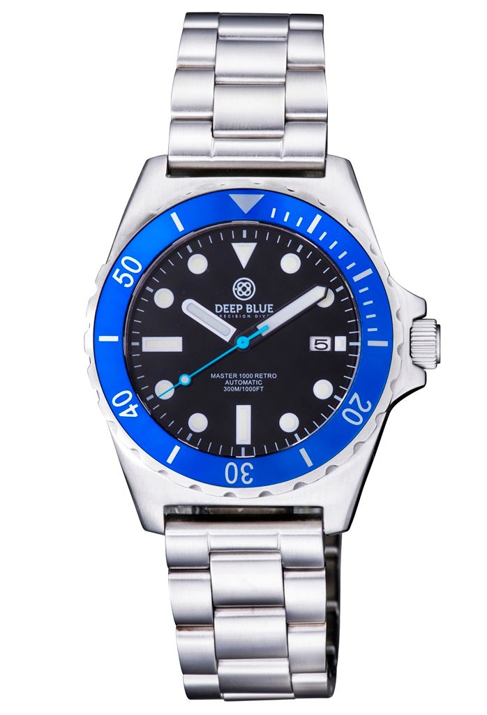 Deep Blue Master 1000 Retro Black-Blue 44mm Automatik