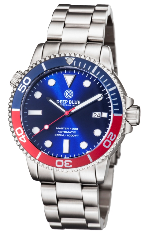 Deep Blue Master 1000 Blue-Blue-Red-20-30-40 Steel