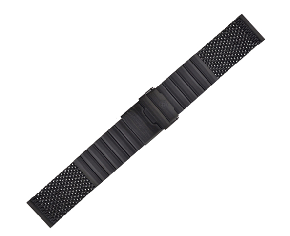 Deep Blue Mesh Edelstahlarmband 24mm/26mm PVD