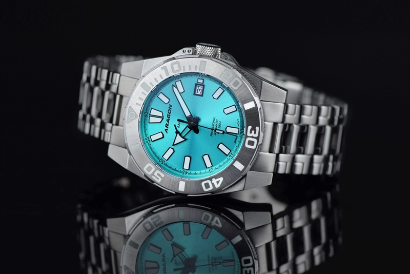 ARAGON Silverjet NH37 Teal 44mm