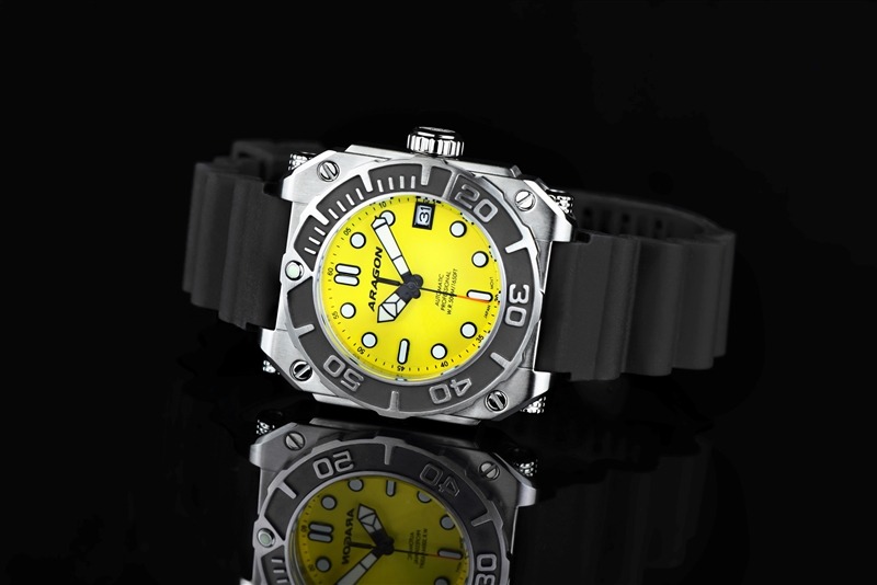 ARAGON DF DiveTank SII NH35 Automatic Yellow 40mm