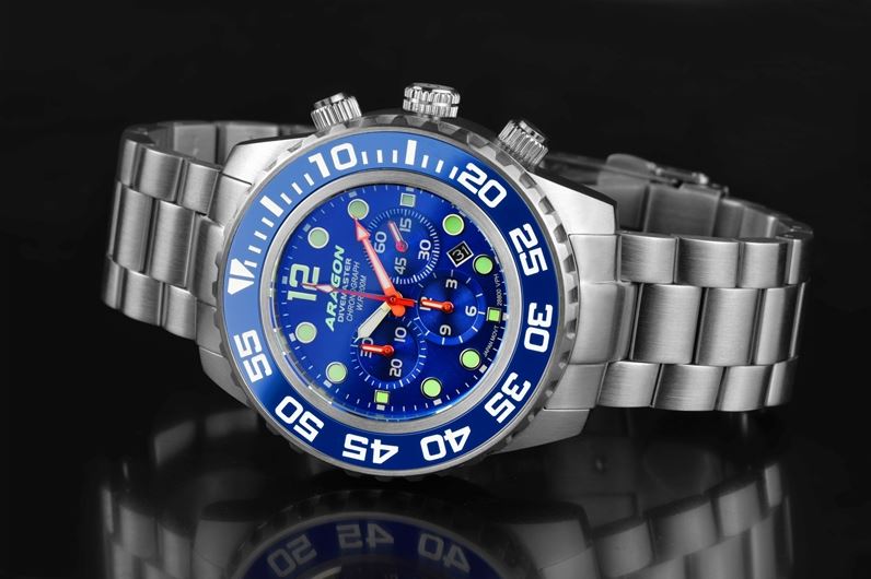 ARAGON Divemaster IV 50mm Blue Chrono NE88 Automatic Limited Edition