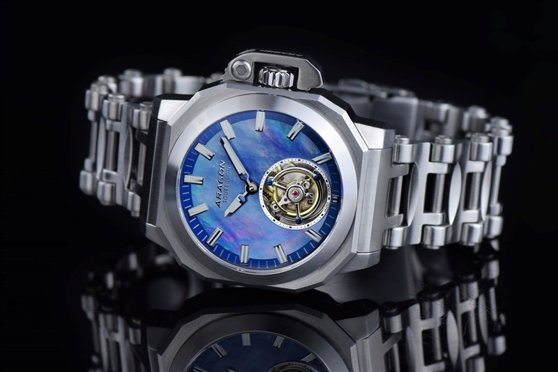 ARAGON Millipede Max Tourbillon Platinum MOP 48mm Limited Edition