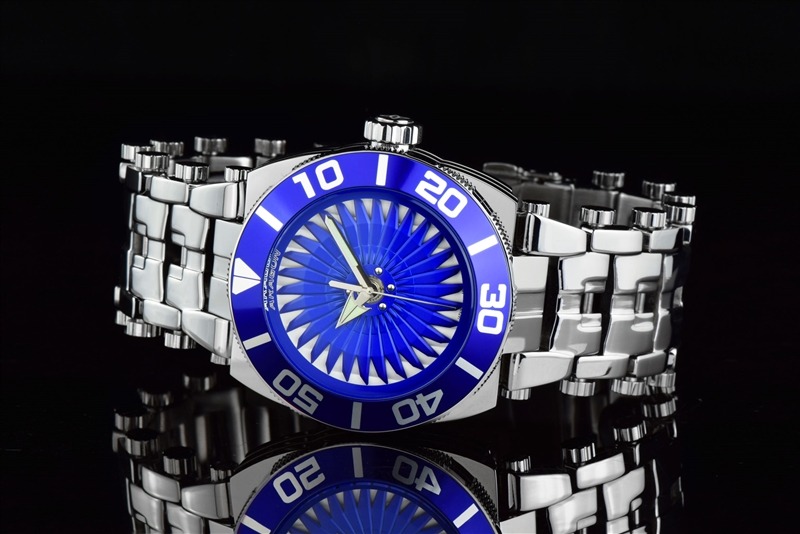 ARAGON Millipede Rotator NH35 Automatic Blue 43mm