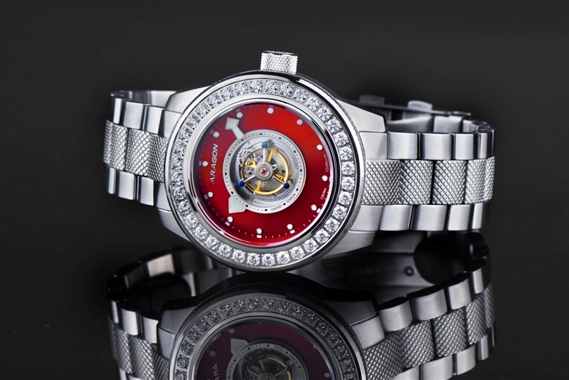 ARAGON Divemaster Central Tourbillon TP Red 50mm Limited Edition
