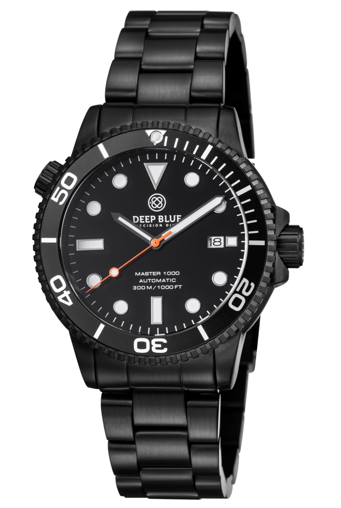 Deep Blue Master 1000 Black PVD Steel
