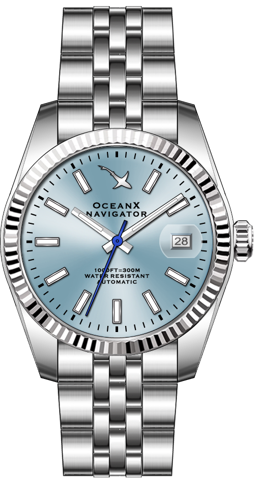 OceanX Navigator Ice Blue 39mm Automatic