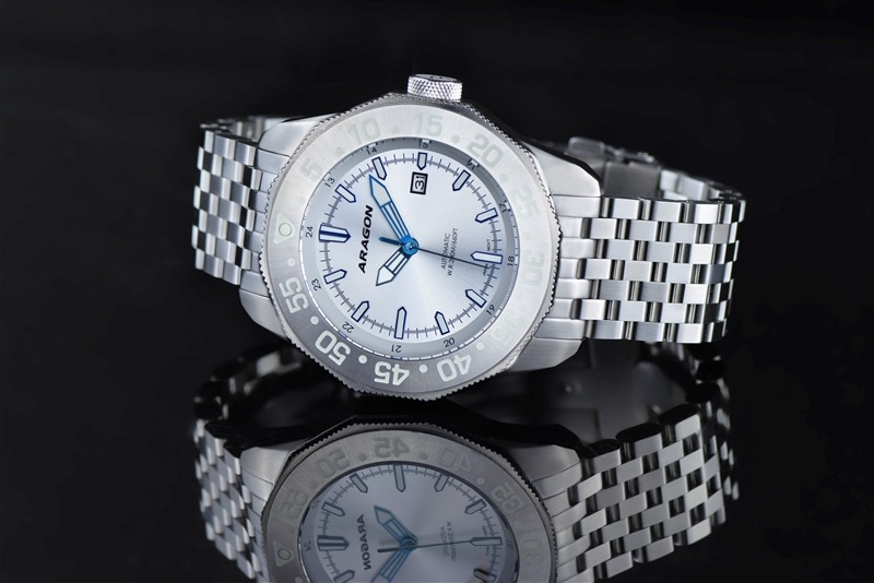ARAGON Sea Charger G3 NH35 Silver 50mm