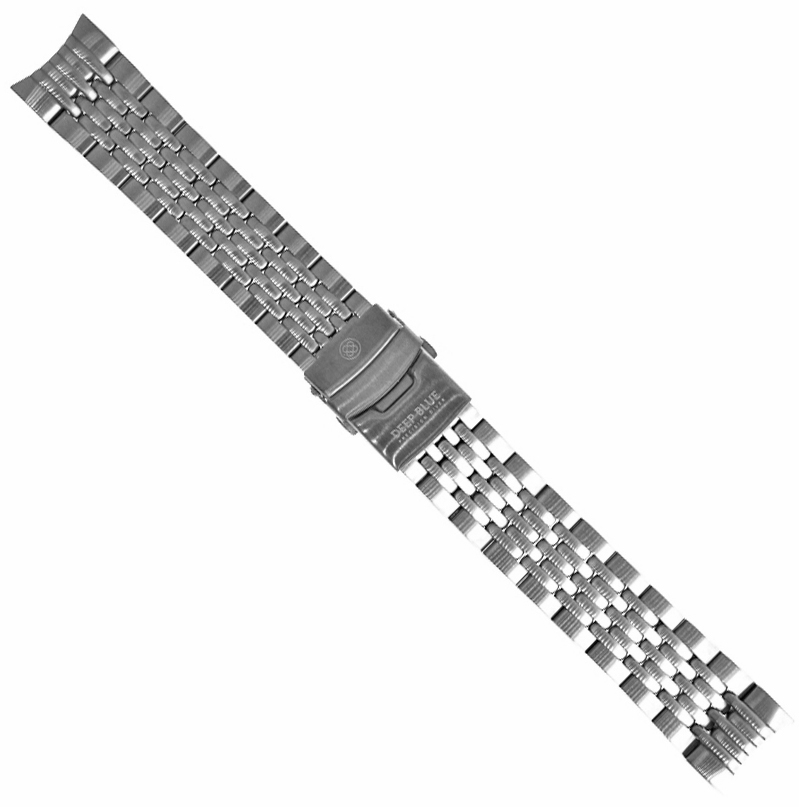 Deep Blue Diver 1000 Edelstahl-Armband 22mm