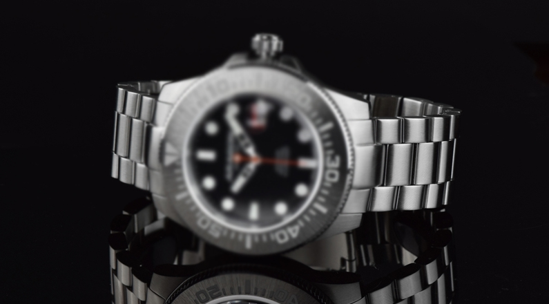 ARAGON Edelstahlarmband 24mm für Divemaster III 50mm