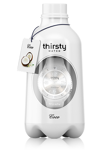 Thirsty Armbanduhr Silikon Coco